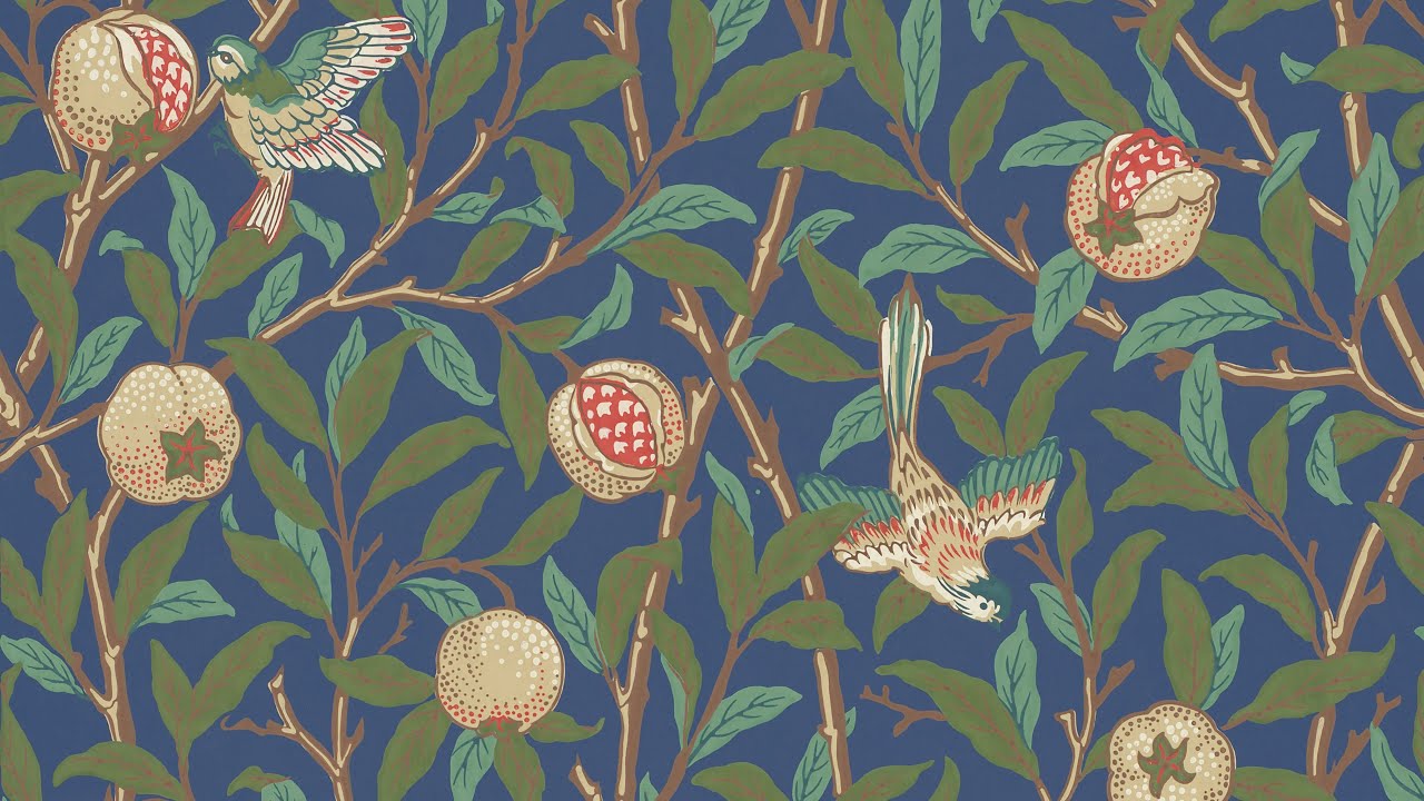 MUTED COLORS by WILLIAM MORRIS | 6 artworks, 1 hour, no sound | Art Nouveau TV Art | Art Screensaver