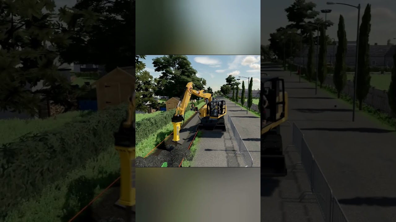 Breaking with CAT M315F to the new public works 