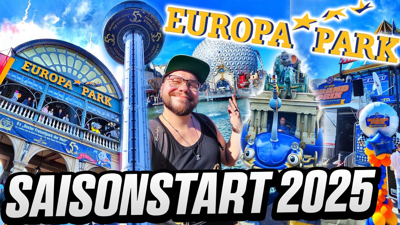 Mein SAISONSTART 2025 im EUROPA PARK! - Saisonstart Vlog 2025 [Teil 1] I Europa Park Rust
