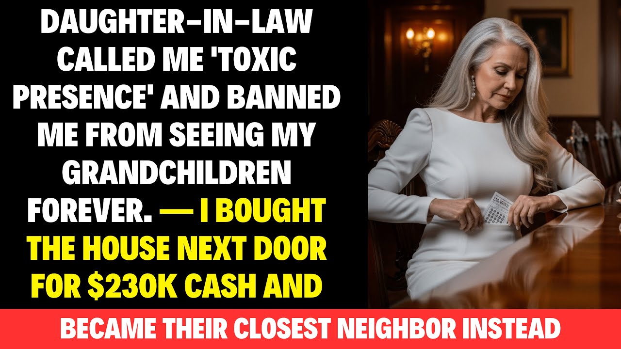 They Said My Grandkids Were 'Better Off Without Me' – So I Bought The House Next Door