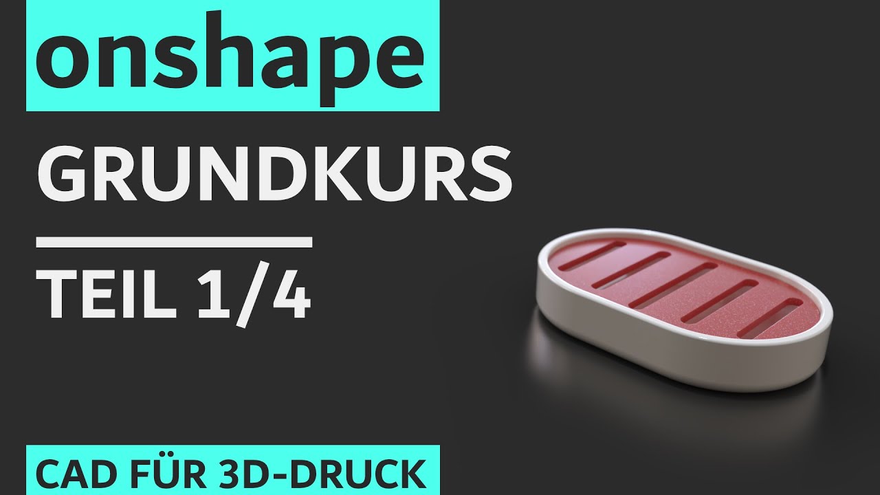 Onshape Grundkurs - Teil 1 | CAD für Anfänger (Deutsch)