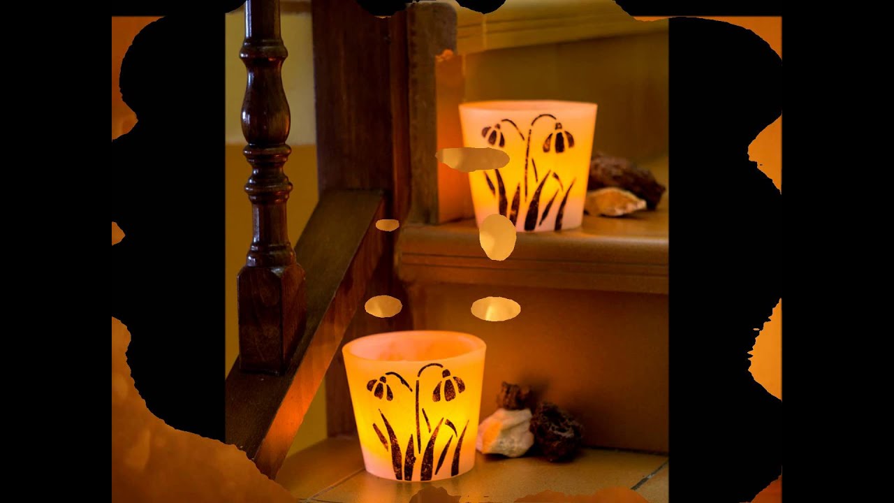 Decoracion con Velas Huecas