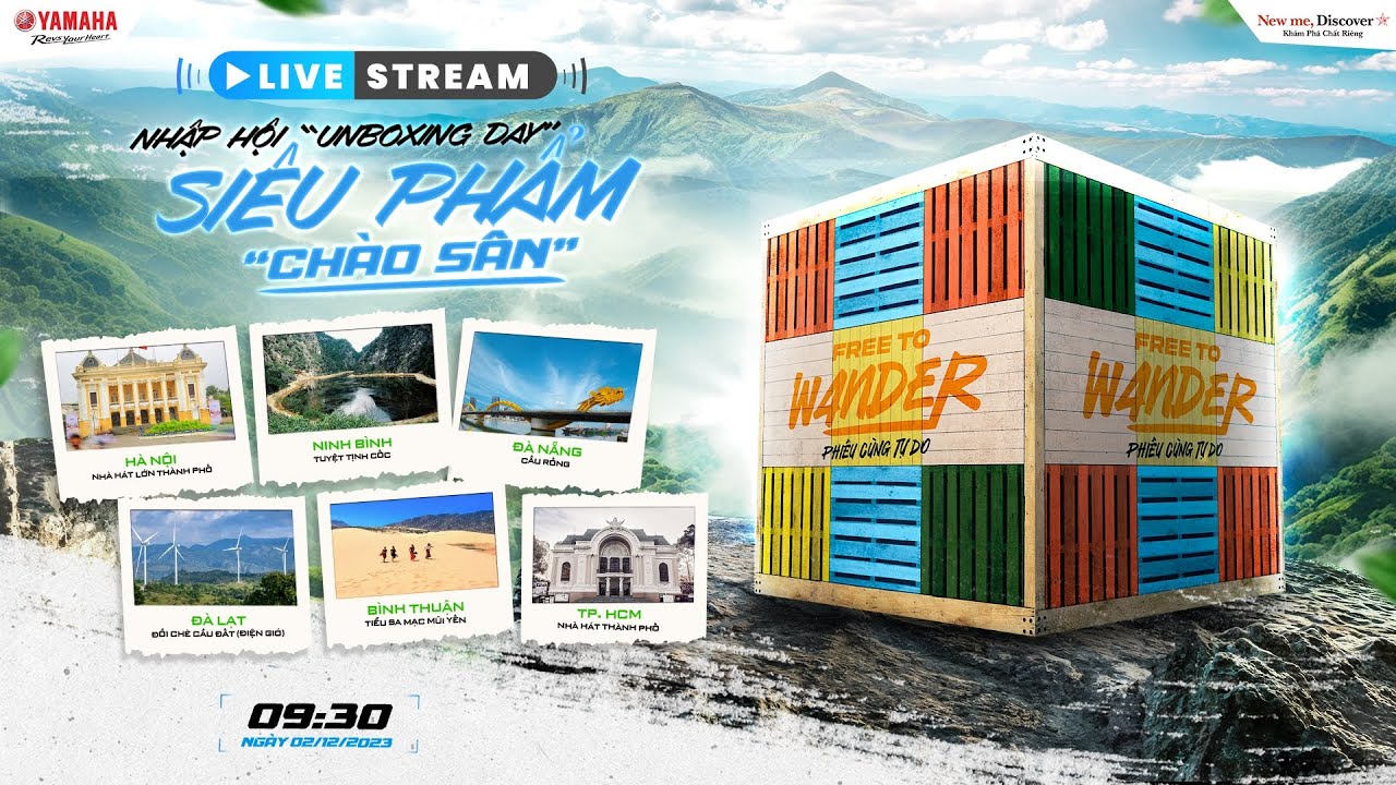 [LIVESTREAM] SẴN SÀNG UNBOX SIÊU PHẨM MỚI, NHẬP HỘI HÀNH TRÌNH THE WANDERLUST COOL NGẦU