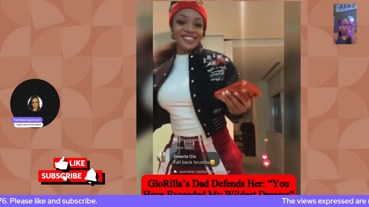Glorilla speaks out with parents against unhinged sister
