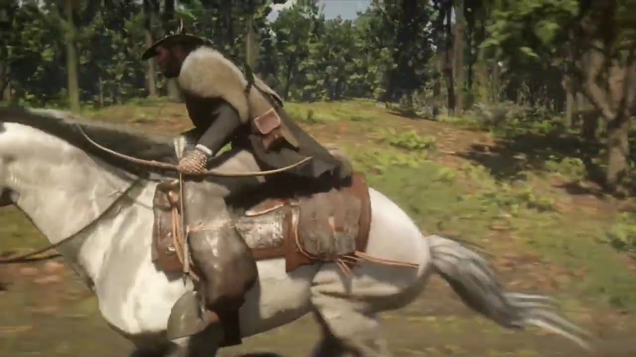 ASMR RDR2 Horse Riding | Immersive Nature Sounds for Sleep & Focus