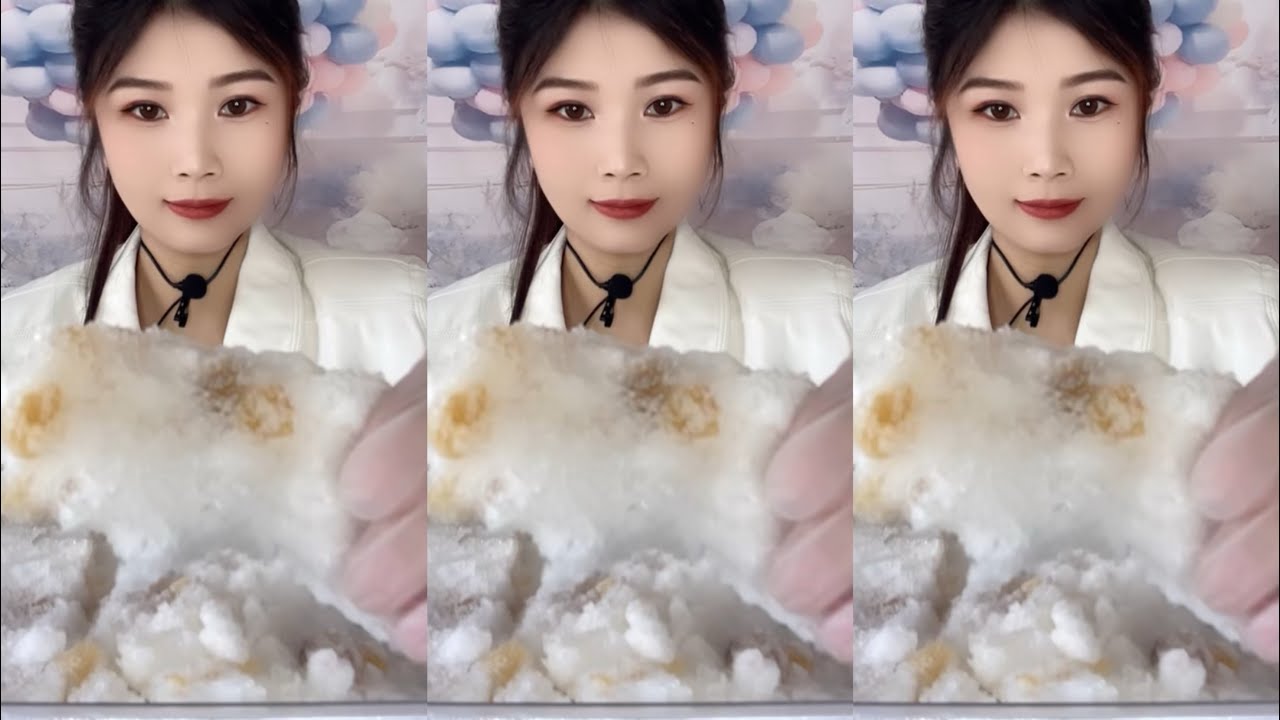 ASMR ICE EATING / ASMR MUKBANG ICE EATING SOUNDS FROM THE FROZEN WATER