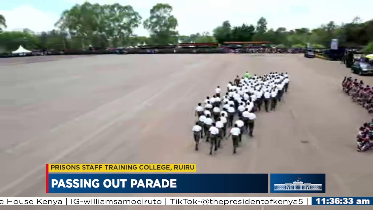 ⁠Passing Out Parade, Prisons Staff Training College, Ruiru.