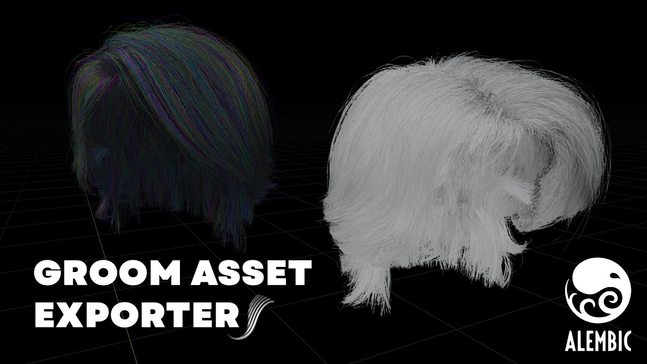 Groom Asset Exporter to Alembic for Unreal Engine 5
