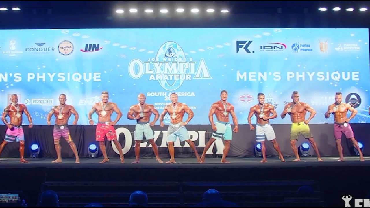 MENS PHYSIQUE MASTER más de 40 años - Mr. OLYMPIA AMATEUR SOUTH AMERICA