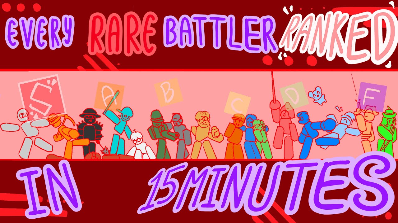 ALL RARES RANKED IN 15 MINUTES (The Battle Bricks) [1K Special]