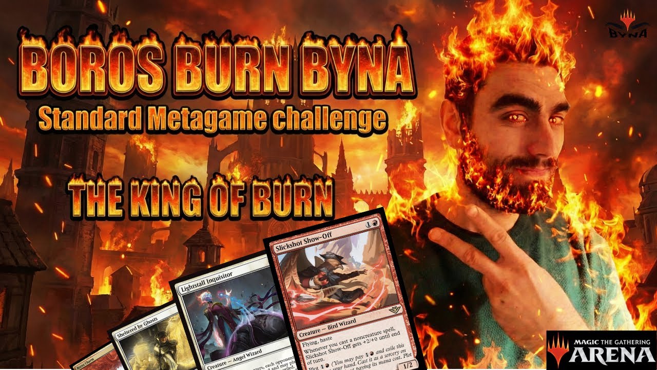 BOROS BURN BYNA Standard Metagame Challenge #mtgarena #magic #mtgita #magicthegathering