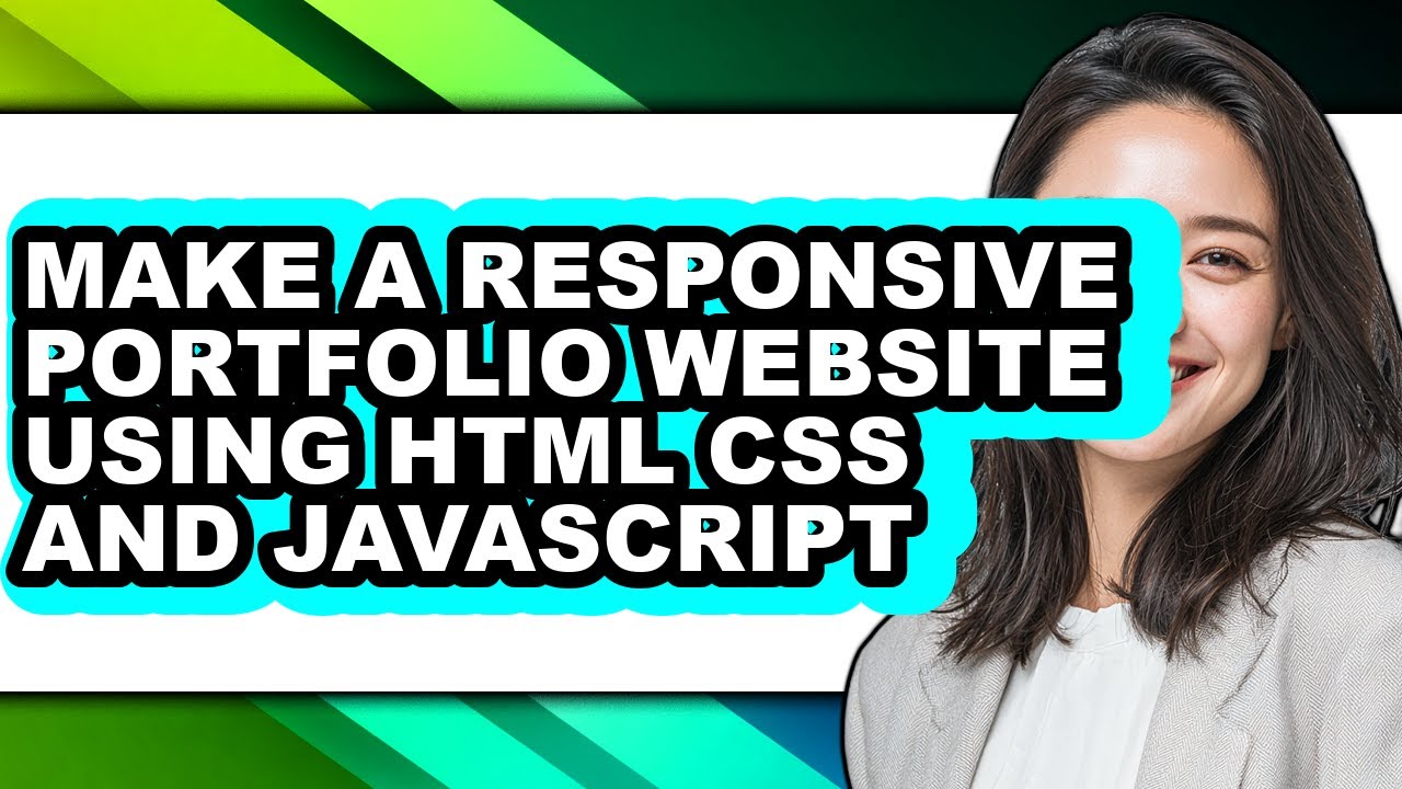How to Make a Responsive Portfolio Website Using Html Css and Javascript (only Way)