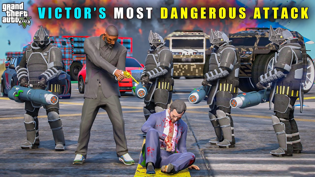 GTA 5 : VICTOR MOST POWERUL ATTACK ON MICHAEL || BB GAMING