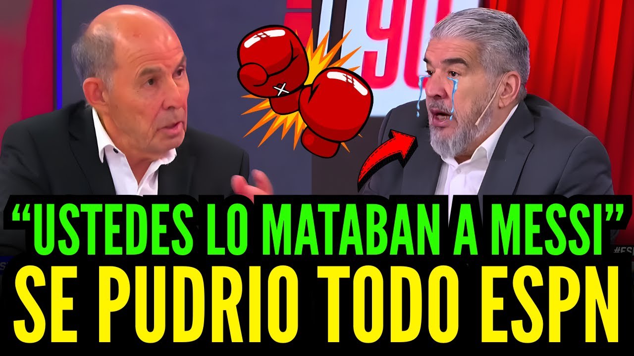 ¡SE PUDRIO EN ESPN! ¡BOCHINI HIZO M1E3D4 A TODOS Y DIJO! ¡MESSI Y MARADONA SON LOS MEJORES!
