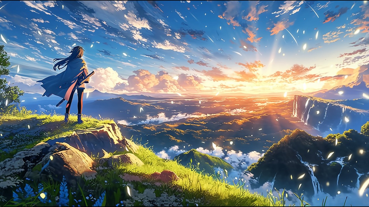 Fantasy Music for Studying |  A Traveler's Sunrise 🌄