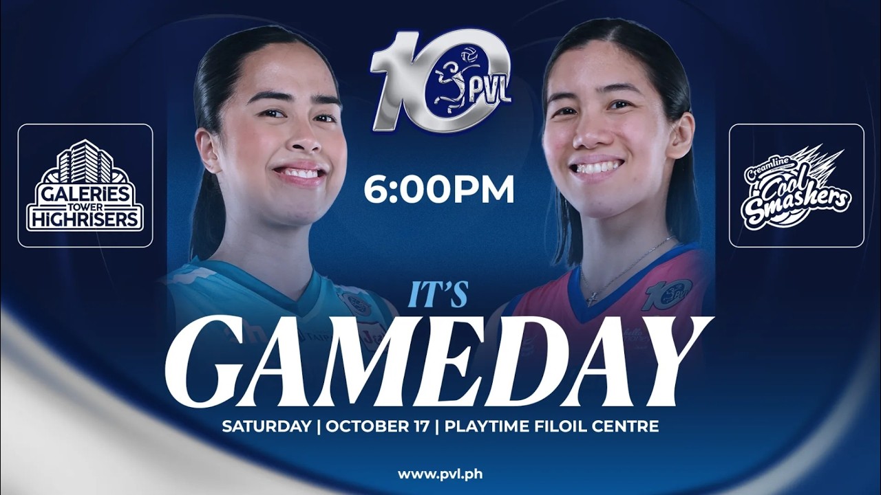 Live Now : GALERIES TOWER HIGHRISERS VS. CREAMLINE COOL SMASHERS