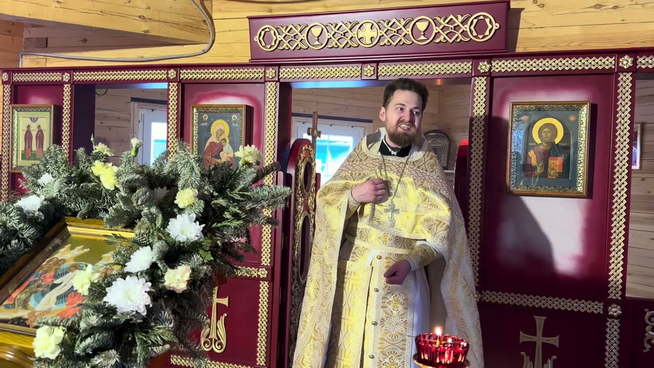 Неделя о мытаре и фарисее. Подключение тепла в храме. Священник Андрей Дорофейчев. 