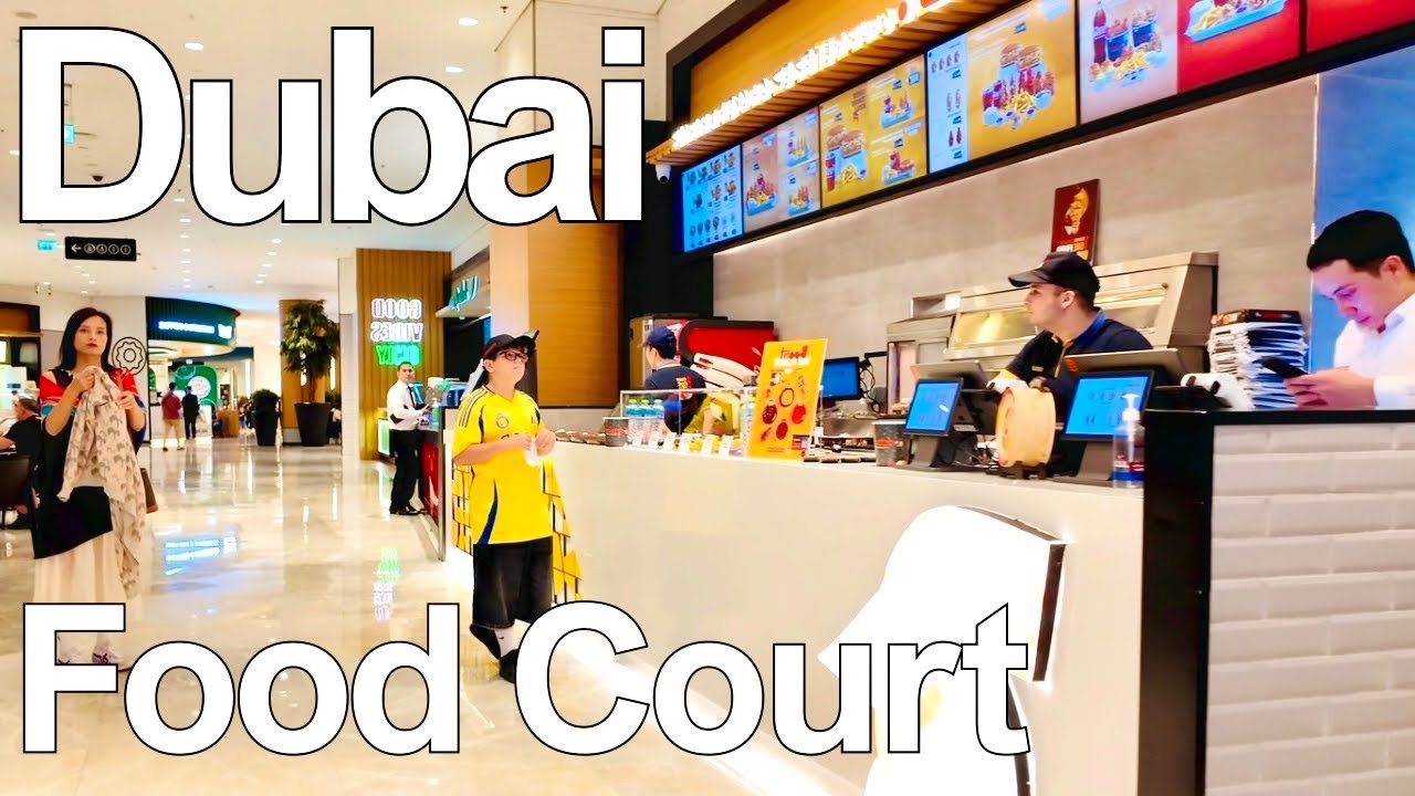 Dubai Mall Food Court |4K| Food Court in Dubai Mall Review , Walking Tour 🇦🇪