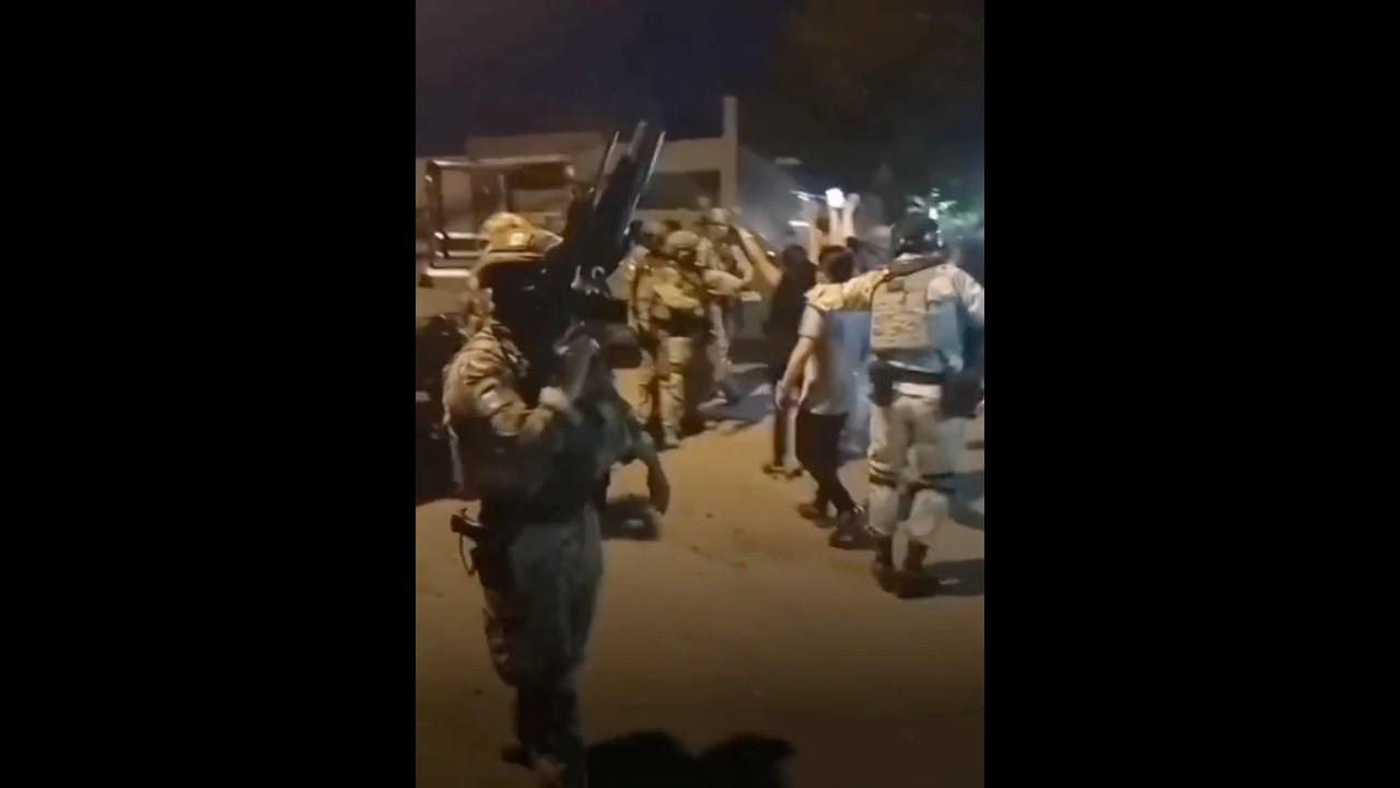MILITARES DISPERSAN A CIVILES QUE INTENTABAN INGRESAR A ZONA DE OPERATIVO EN GUAM&Uacute;CHIL