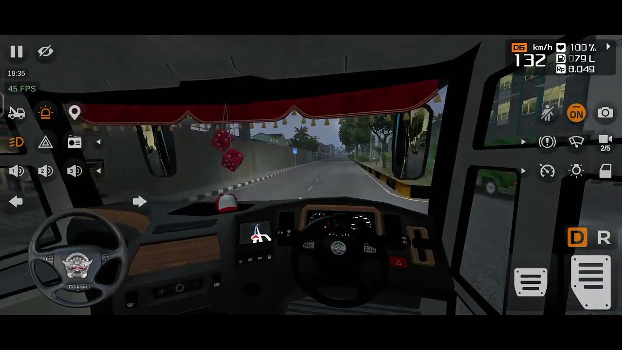 bus simulator indonesia - bus game play in driving mass driving experience part-2