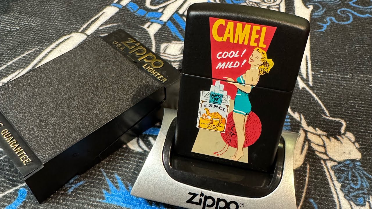 Vintage Camel Cigs Zippo!