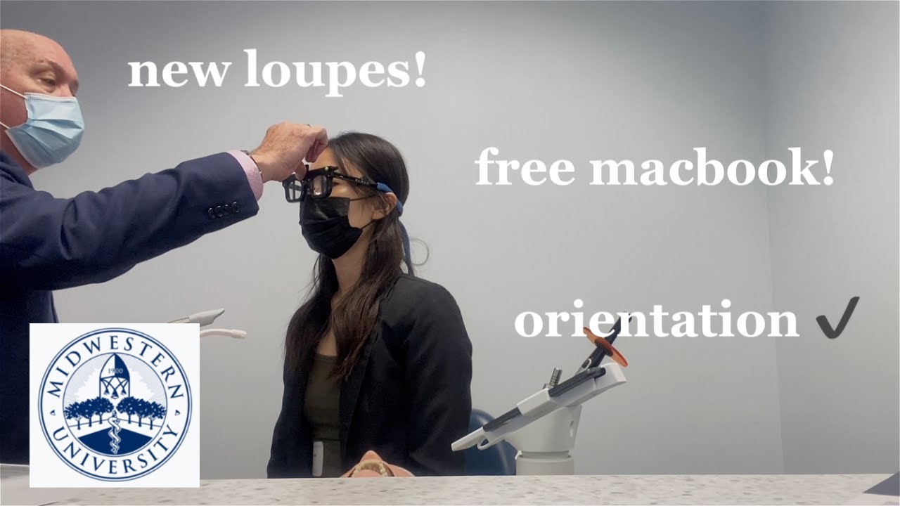 Dental School Orientation // Loupe fitting, Free macbooks (!!), Fun facts (Ew), Intro to SIM