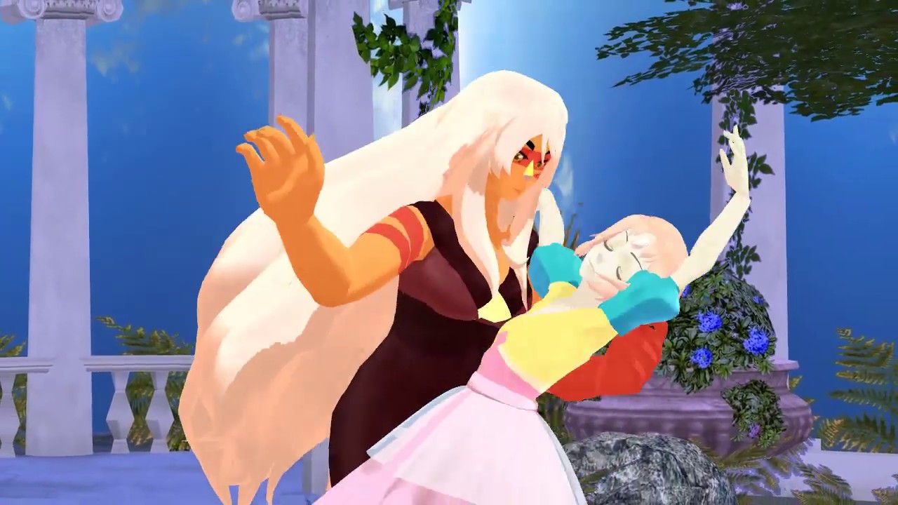 [MMD x Steven Universe] Pearl and Jasper - Fusion Dance (Animation)
