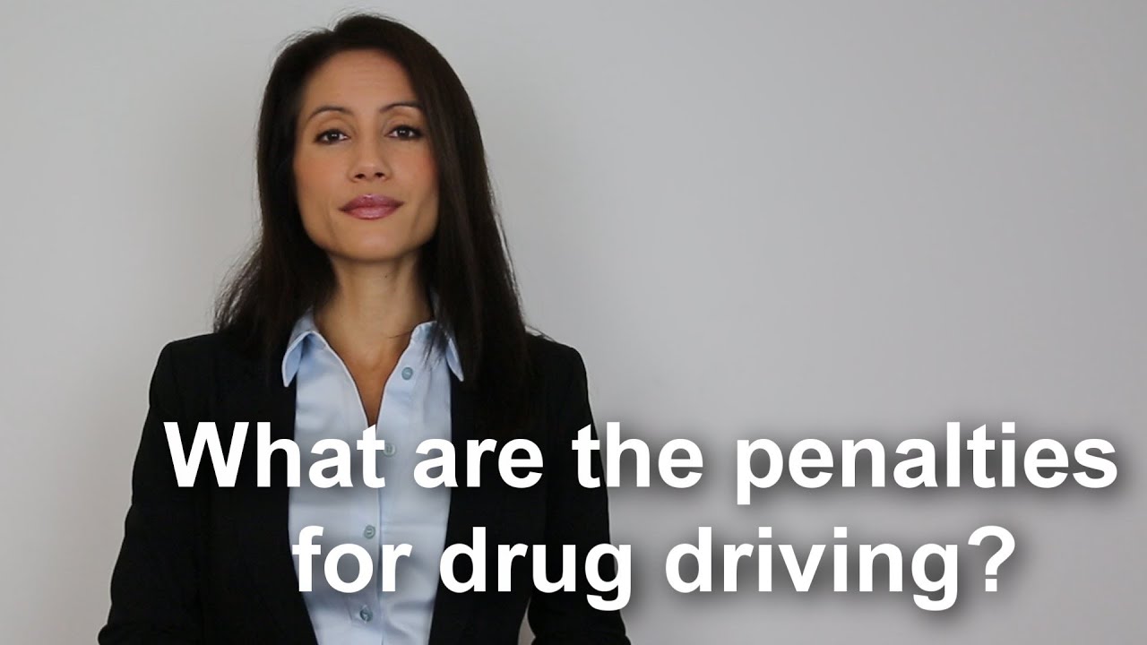 What are the penalties for drug driving?