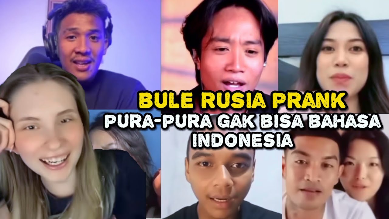 WARGA INDO KAGET‼️BULE RUSIA TERNYATA BISA BAHASA INDONESIA