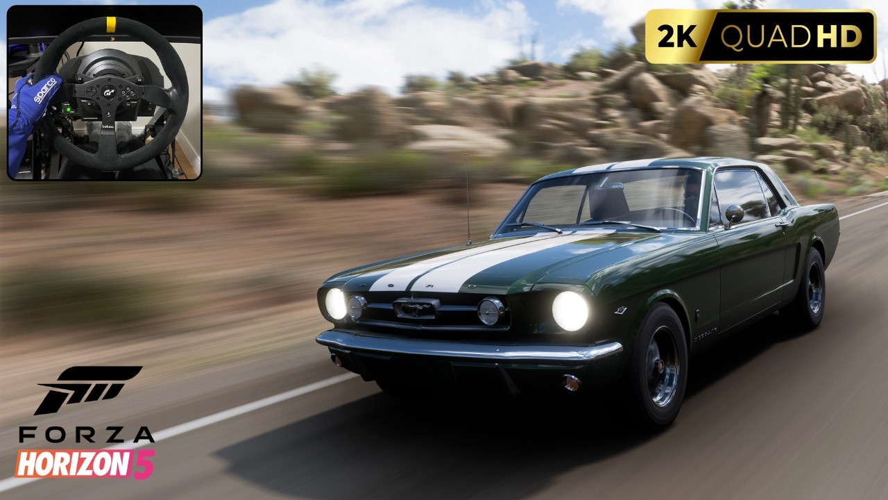 Forza Horizon 5 Online | Mustang 65 RWD | Wheel Gameplay
