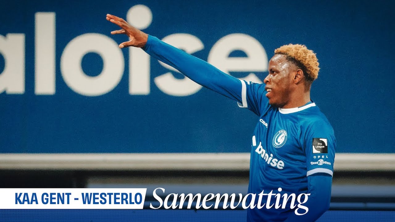 🎬 KAA Gent - KVC Westerlo: 2-0 (MD20 JPL 🏆)