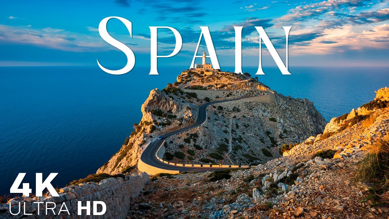 Spain 4K Nature Relaxation Film | Meditation Music, Peaceful Relaxing Music