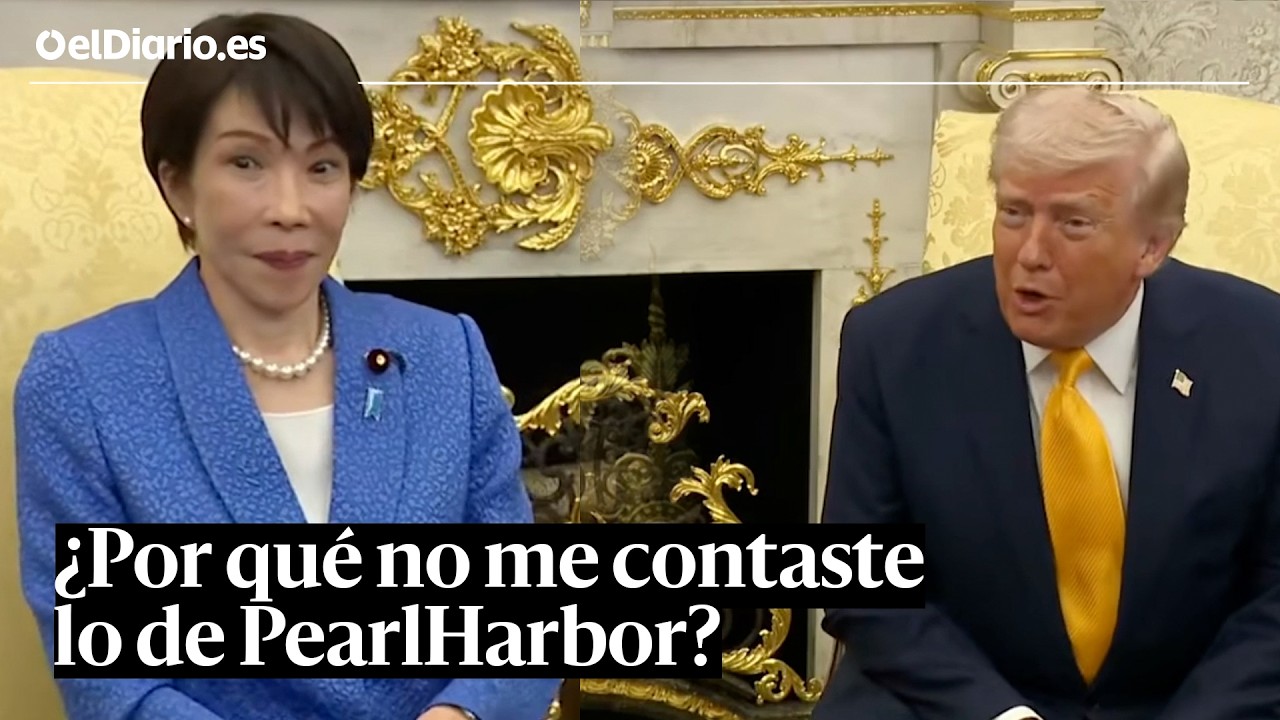Las caras de la primera ministra de Japón cuando Trump hace una broma sobre Pearl Harbor