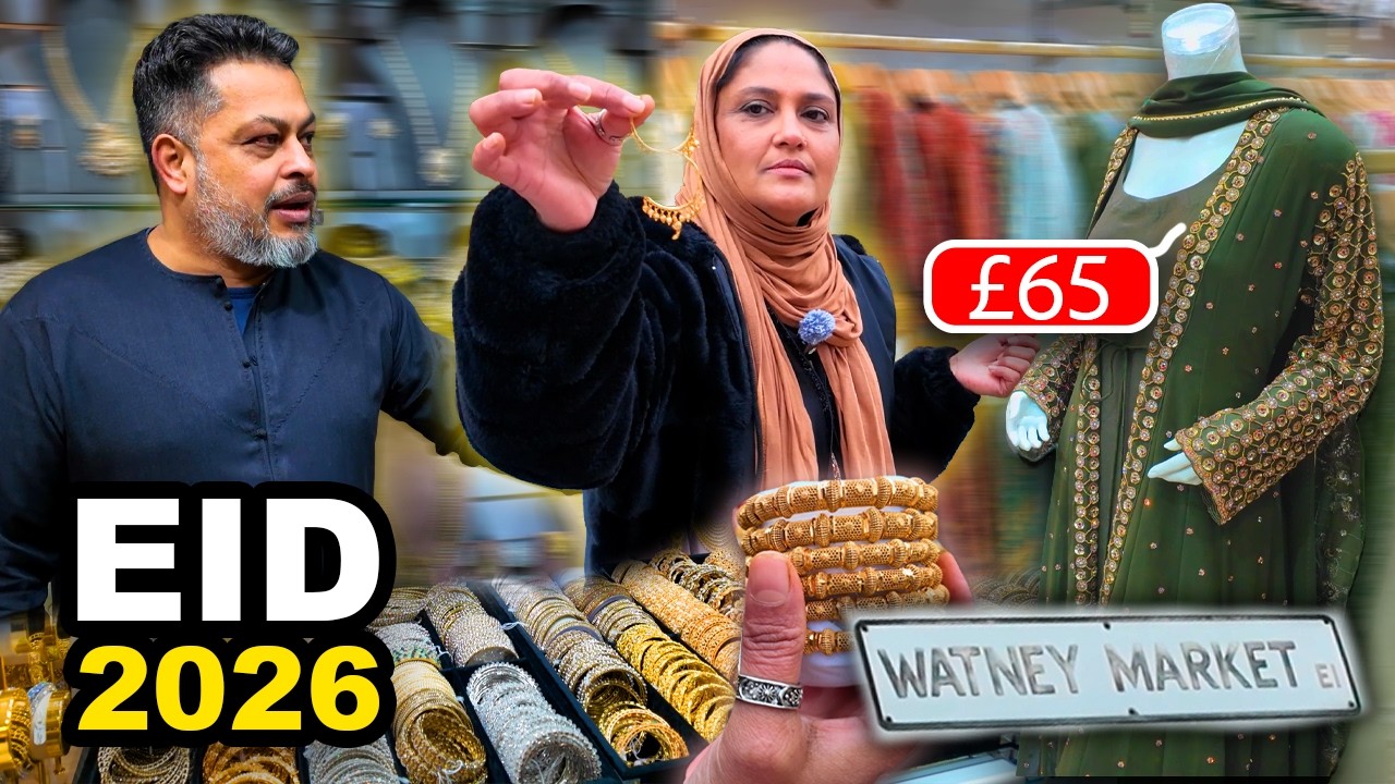 SHOPPING FOR EID AT KEYA WATNEY MARKET | Dresses, Sarees & Jewellery 🌙