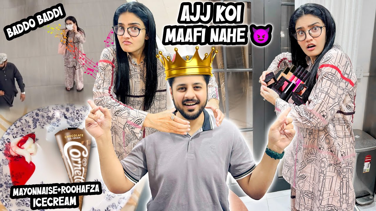 SAYING YES TO MY HUSBAND FOR 24 HOURS 😭 | Areeb Ny Jeena Haram Ker Dea 😡