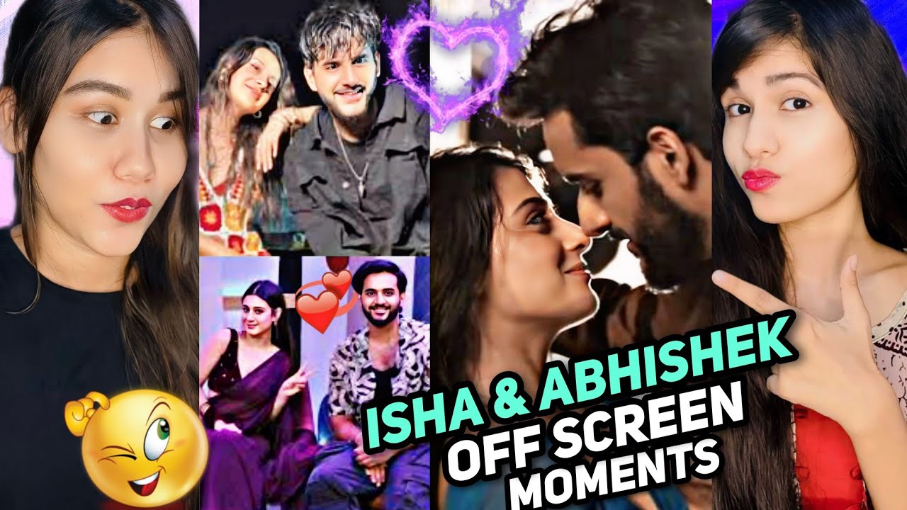 REACTION ON ISHA MALVIYA & ABHISHEK MALHAN CUTE & FUNNY MOMENTS ❤️😂 ASHMAH REACTION