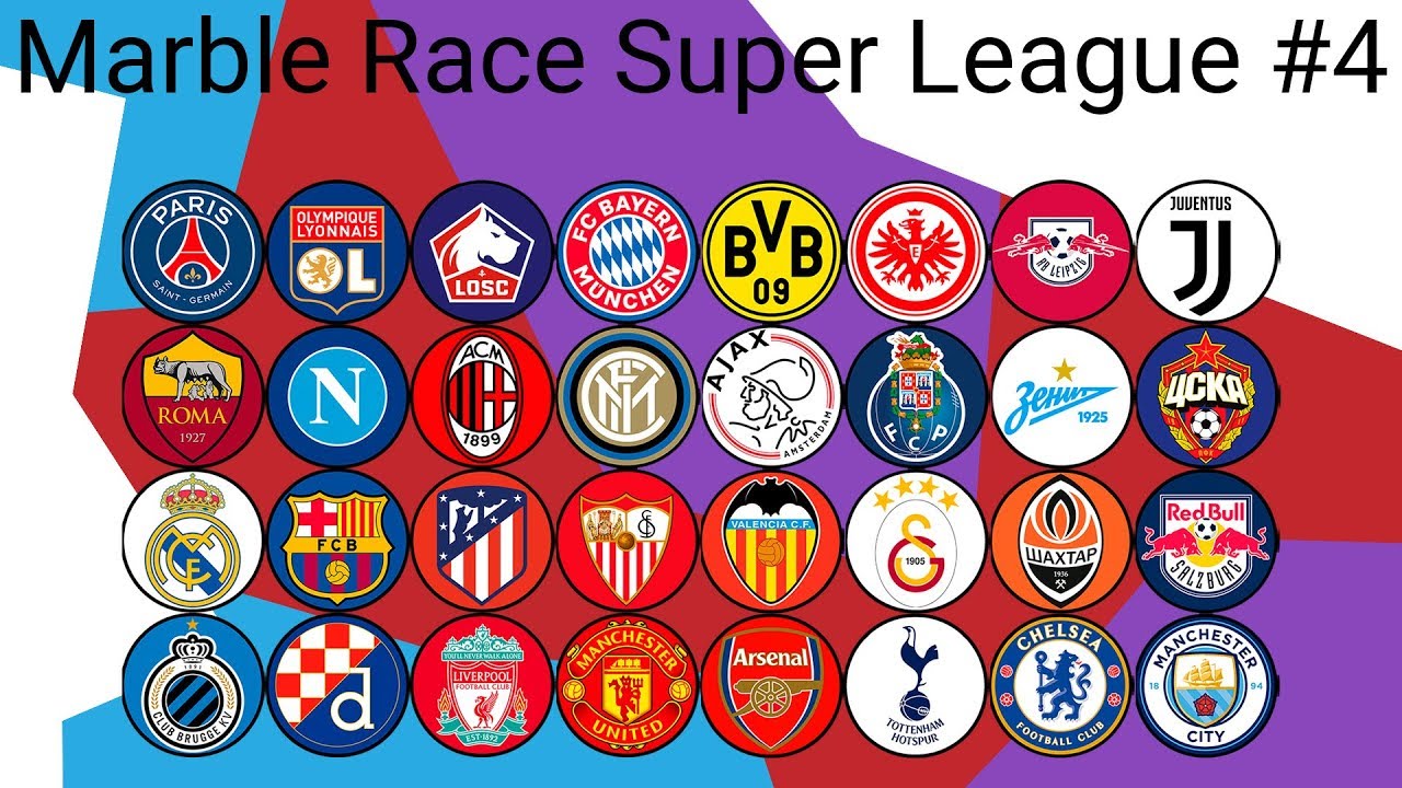 Marble Race Football Clubs Super League 2019 #4