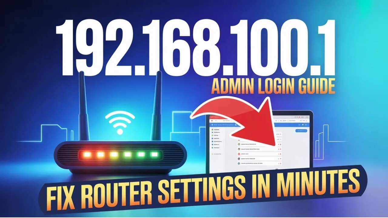 192 168 100 1 Admin Login Guide  Fix Router Settings in Minutes