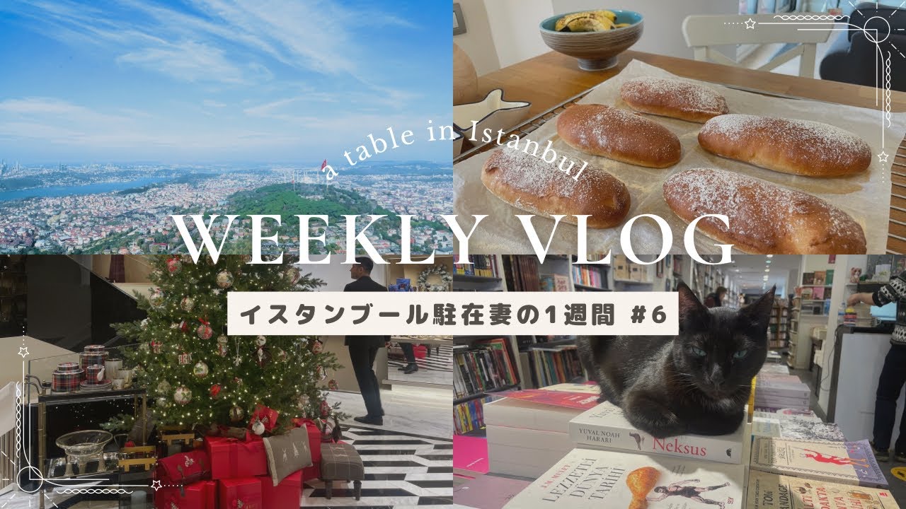 【駐妻vlog】イスタンブール生活 | パン作り | お友達とのお出かけ | アジアサイド観光 | いつもの晩ご飯