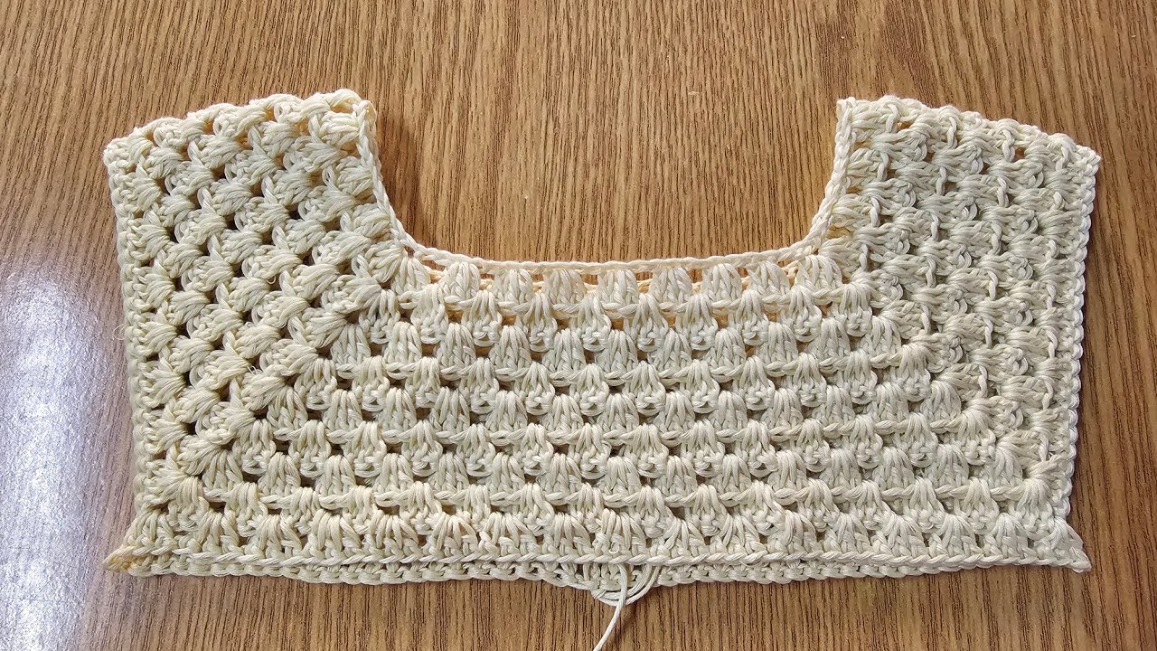 صدر مربع بغرزة الجراني Granny square Granny stitch