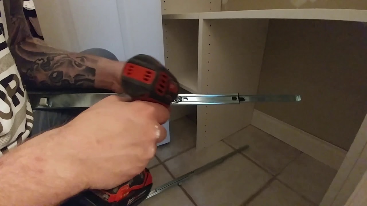 Installing Wire Basket Pull Out