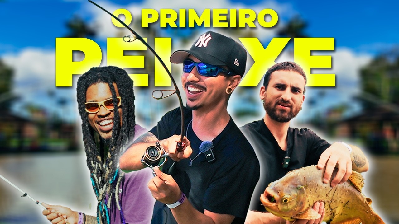 Levei meus AMIGOS pra PESCAR pela PRIMEIRA VEZ