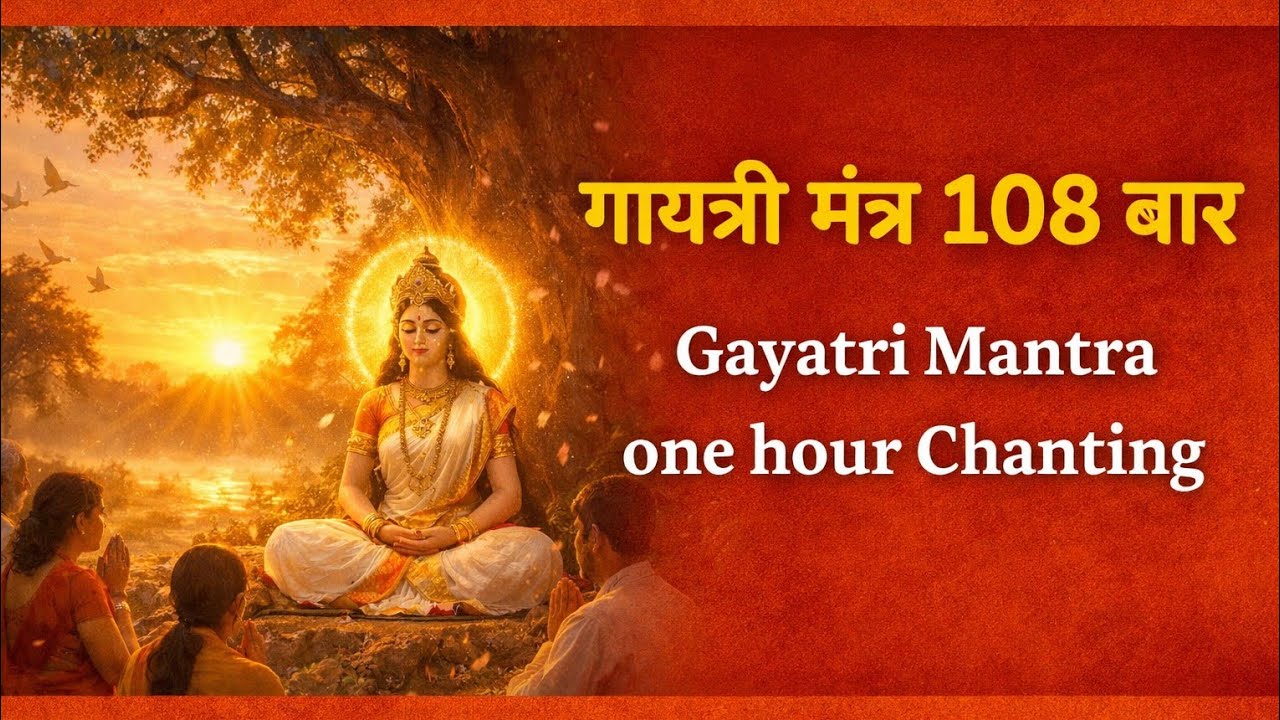 Gayatri Mantra 108 Times | गायत्री मंत्र जाप | Mantra for Meditation & Success #gayatrimantra