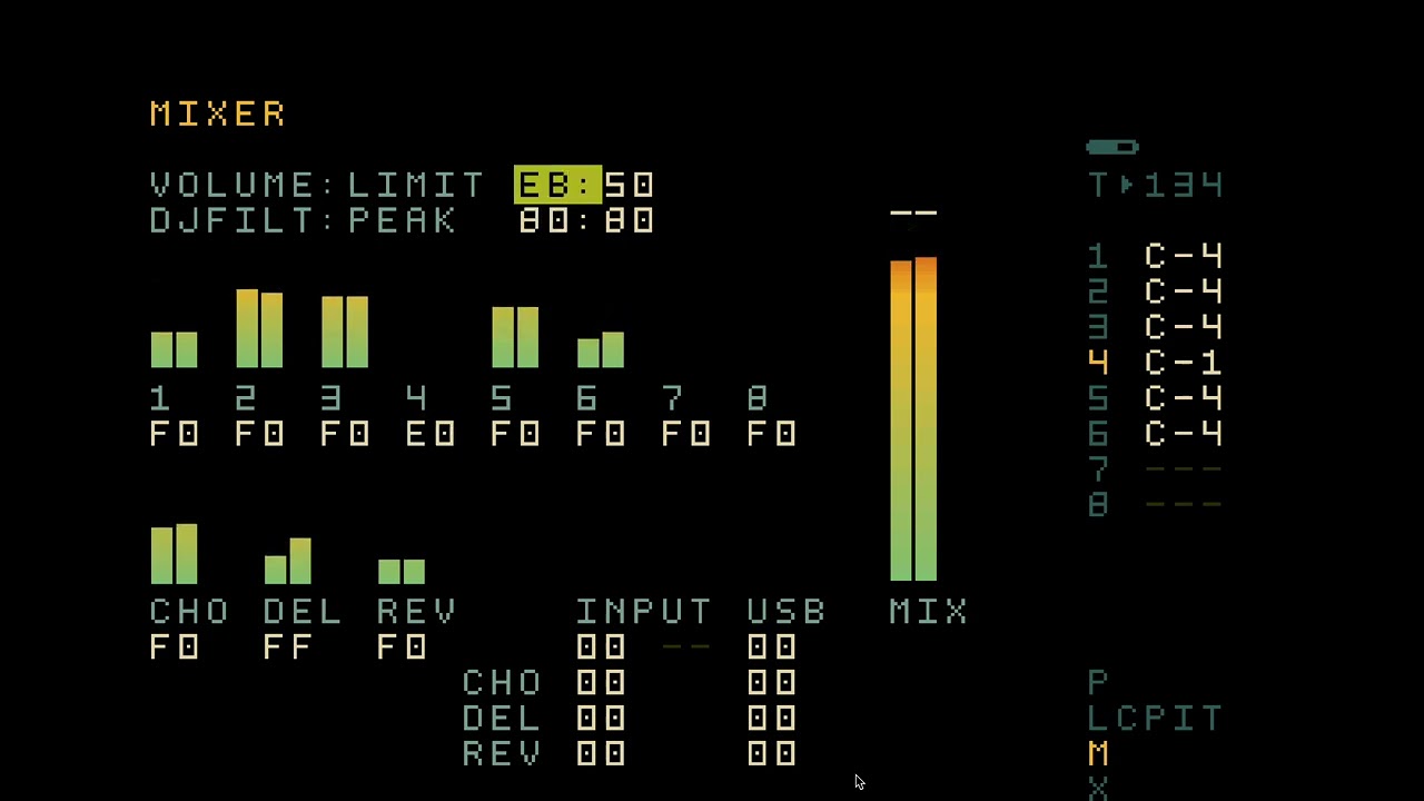 Dirtywave M8 techno