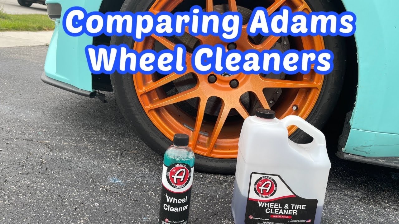 Adams Wheel and Tire Cleaner vs Wheel Cleaner