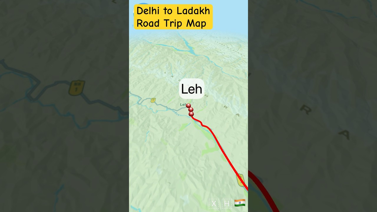 New Delhi to Leh Ladakh Road Trip | World Highest Motorway | Bikers Dream trip #travel #ladakh #leh
