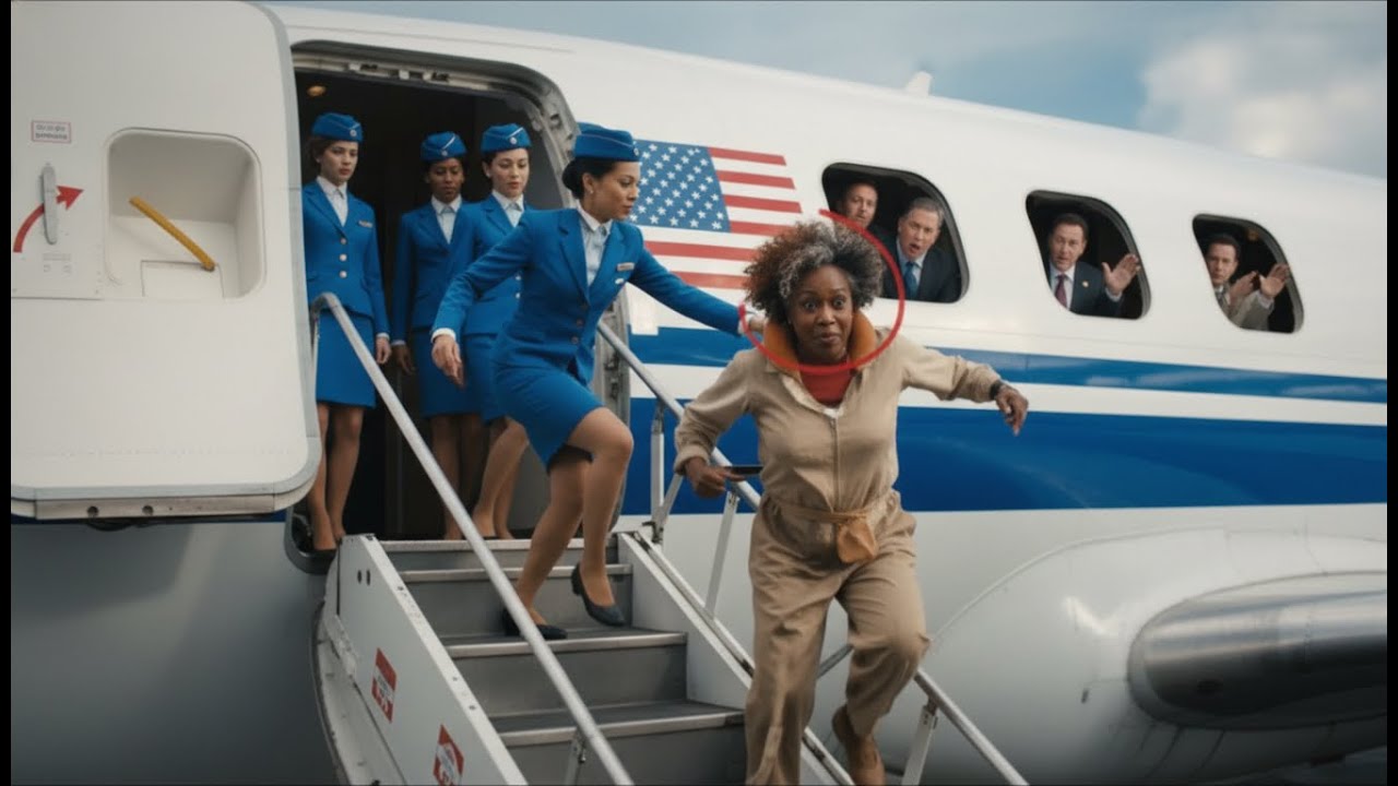 Elderly Black Woman BLOCKED From Her Own Plane — What Happened Next SHOCKED Everyone