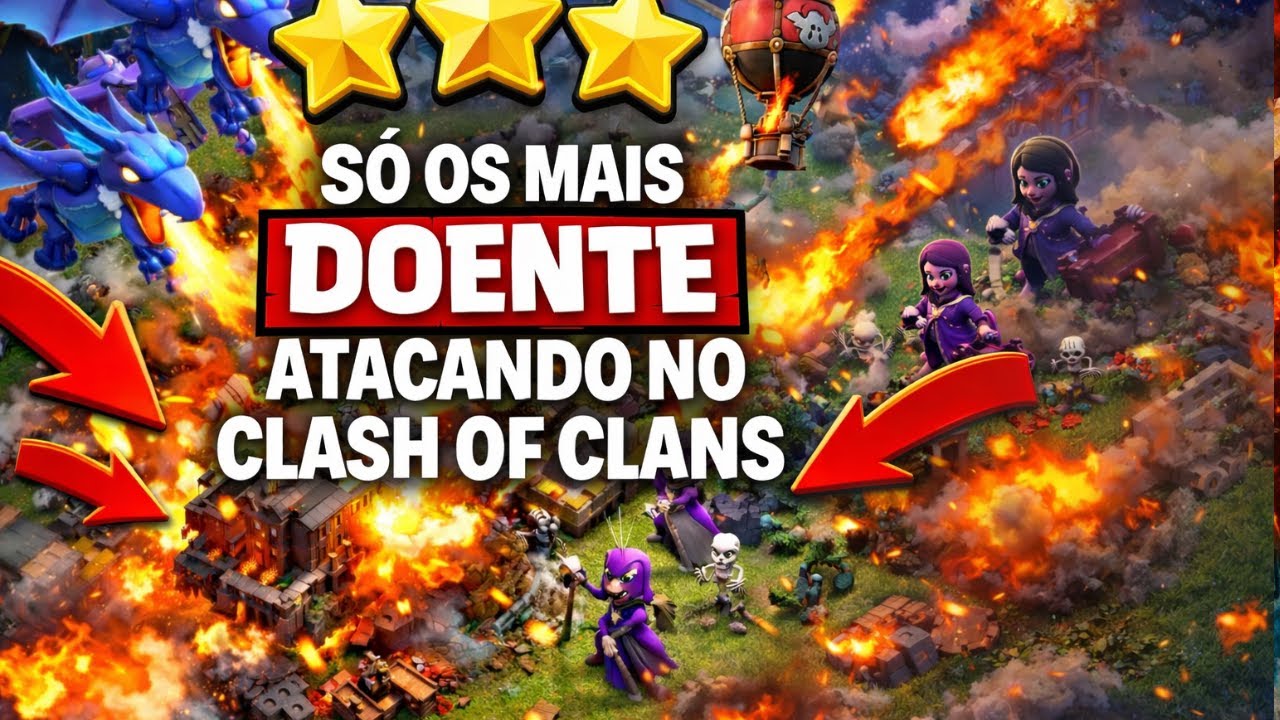 OS ATKs MAIS DOENTES DA LIGA DO CLASH (tá ridículo assim?)