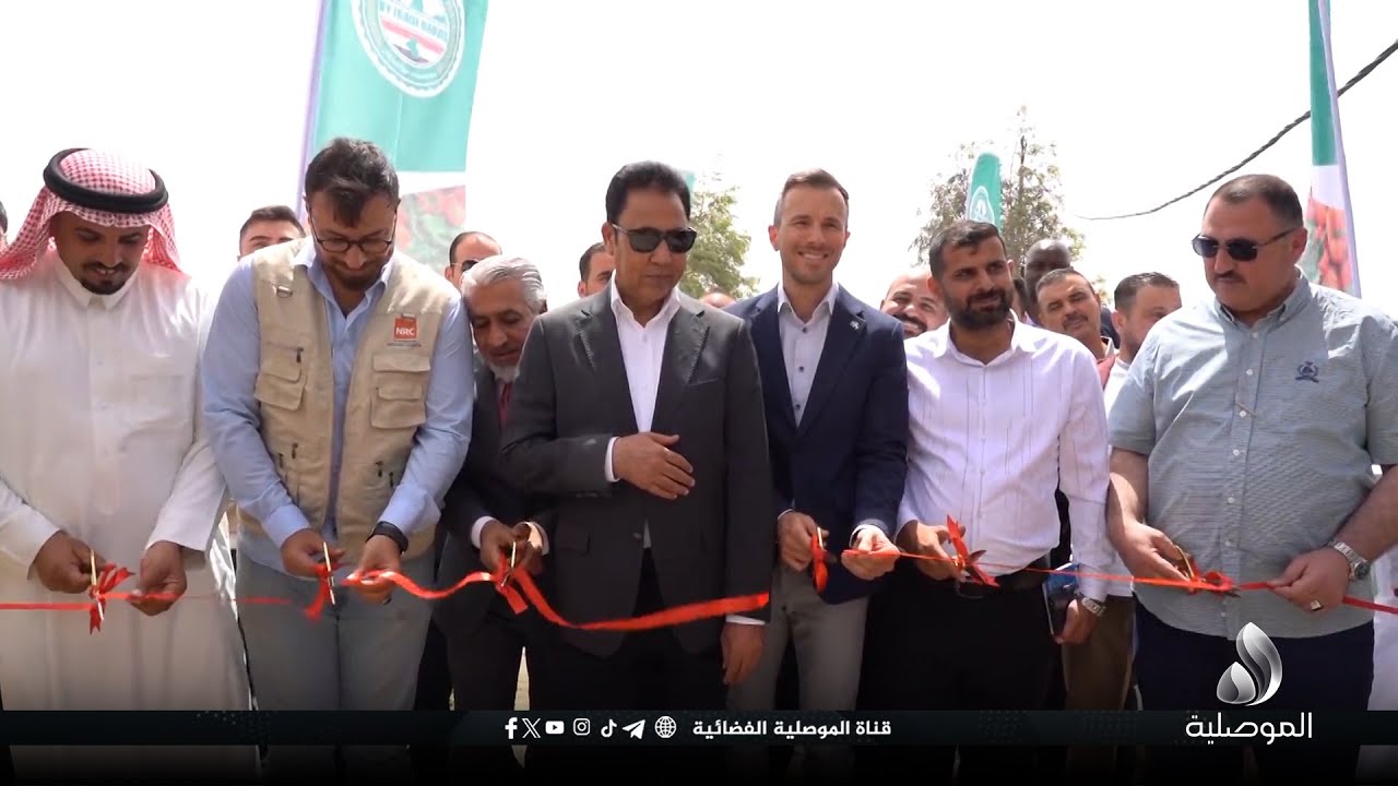 محافظ نينوى يفتتح مركزا متطورا لتجميع وتخزين وتسويق الفواكه والخضروات في قرية تل الخزف بمنطقة حميدات