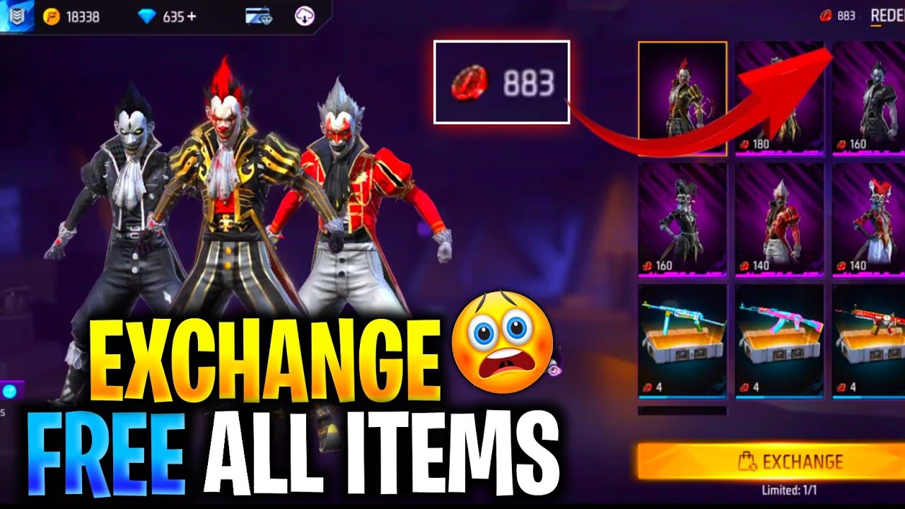 Top Golden Clown Bundles Event | Exchange All Clown Bundle From Clown Ring
